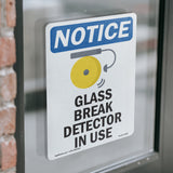 Glass Break Detector In Use