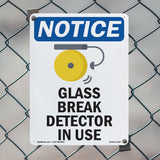 Glass Break Detector In Use