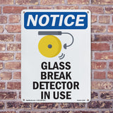 Glass Break Detector In Use