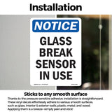 Glass Break Sensor In Use