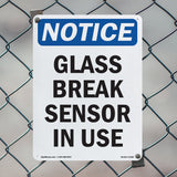 Glass Break Sensor In Use