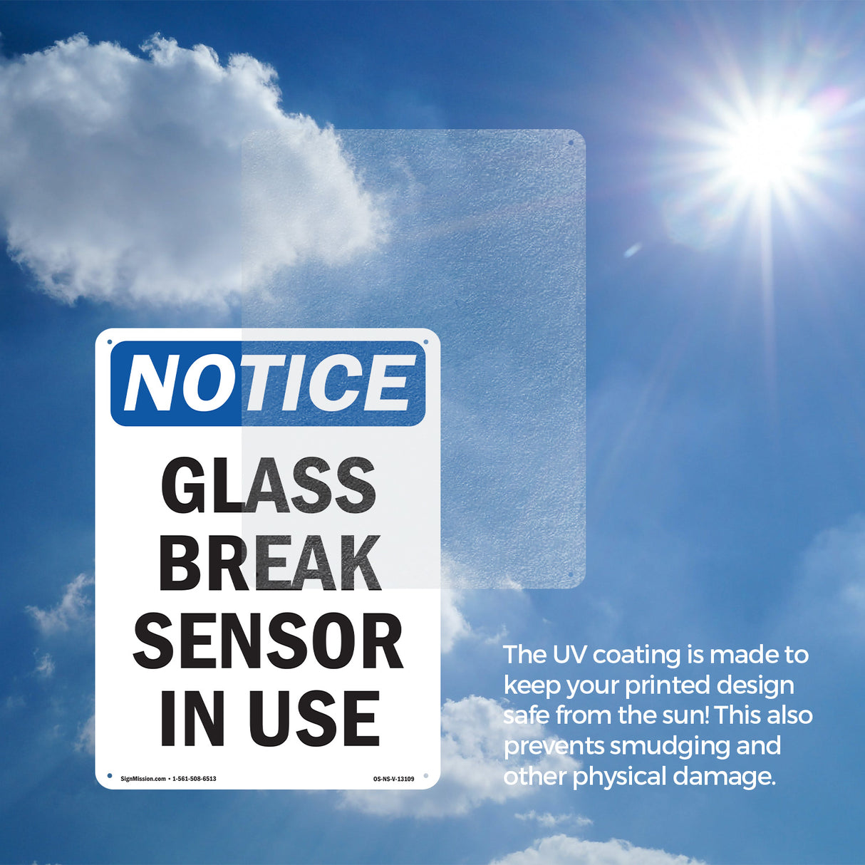 Glass Break Sensor In Use
