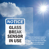 Glass Break Sensor In Use
