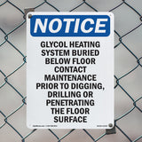 Glycol Heating System Buried Below Floor