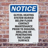 Glycol Heating System Buried Below Floor