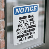 Hard Hat, Steel Toe Boots, Eye And Hearing