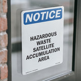 Hazardous Waste Satellite Accumulation Area Sign