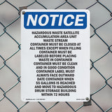 Hazardous Waste Satellite Accumulation Area