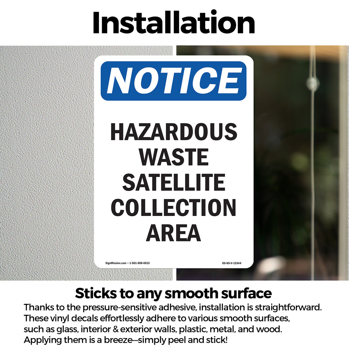 Hazardous Waste Satellite Collection Area