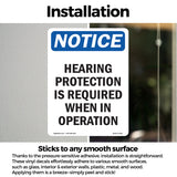 Hearing Protection Is Required Sign