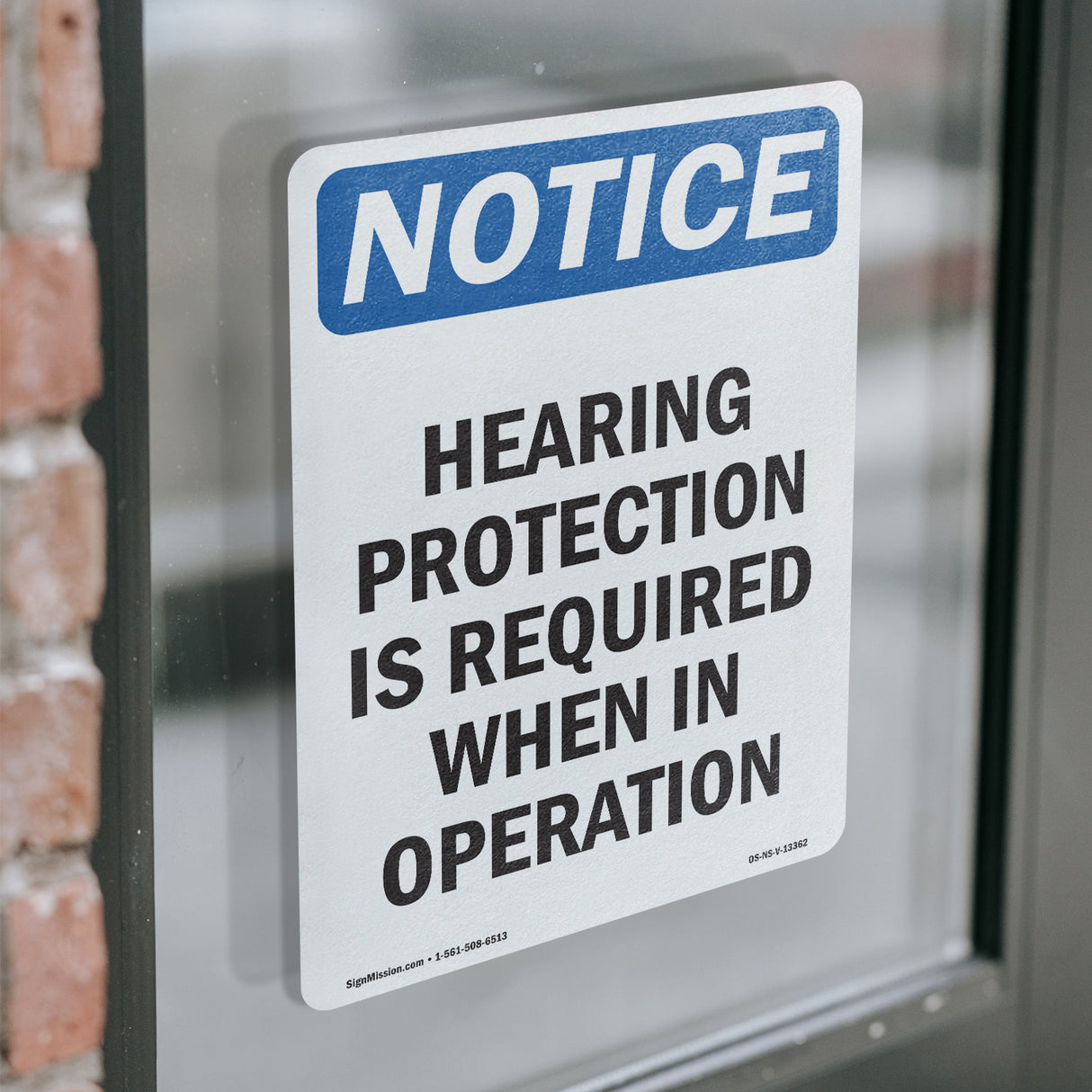 Hearing Protection Is Required Sign