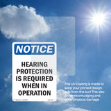 Hearing Protection Is Required Sign