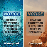 Hearing Protection Is Required Sign