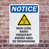 High Level Radio Frequency Energy