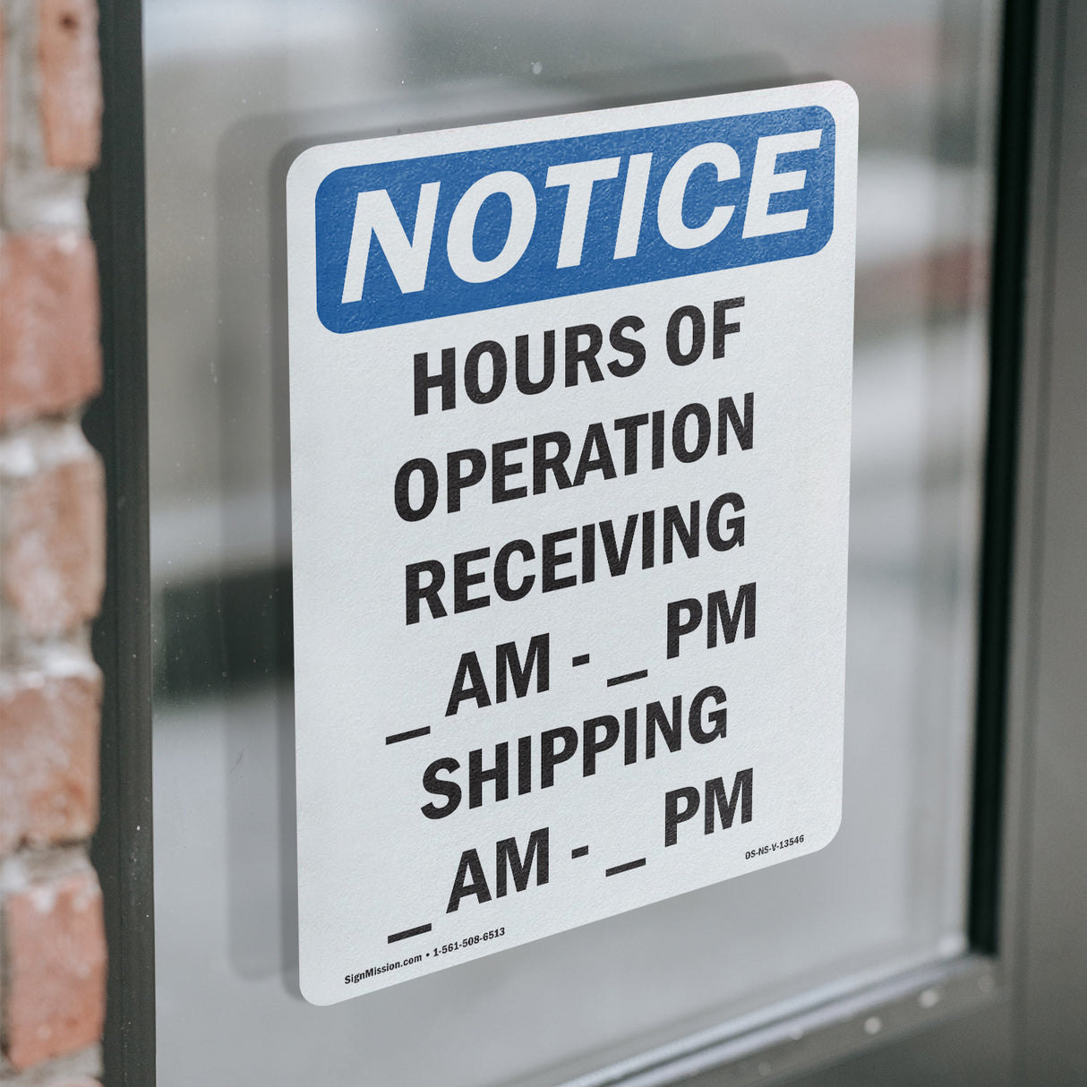 Hours Of Operation Receiving ____ Am - ____