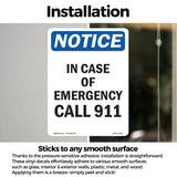 In Case Of Emergency Call 911