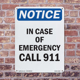 In Case Of Emergency Call 911