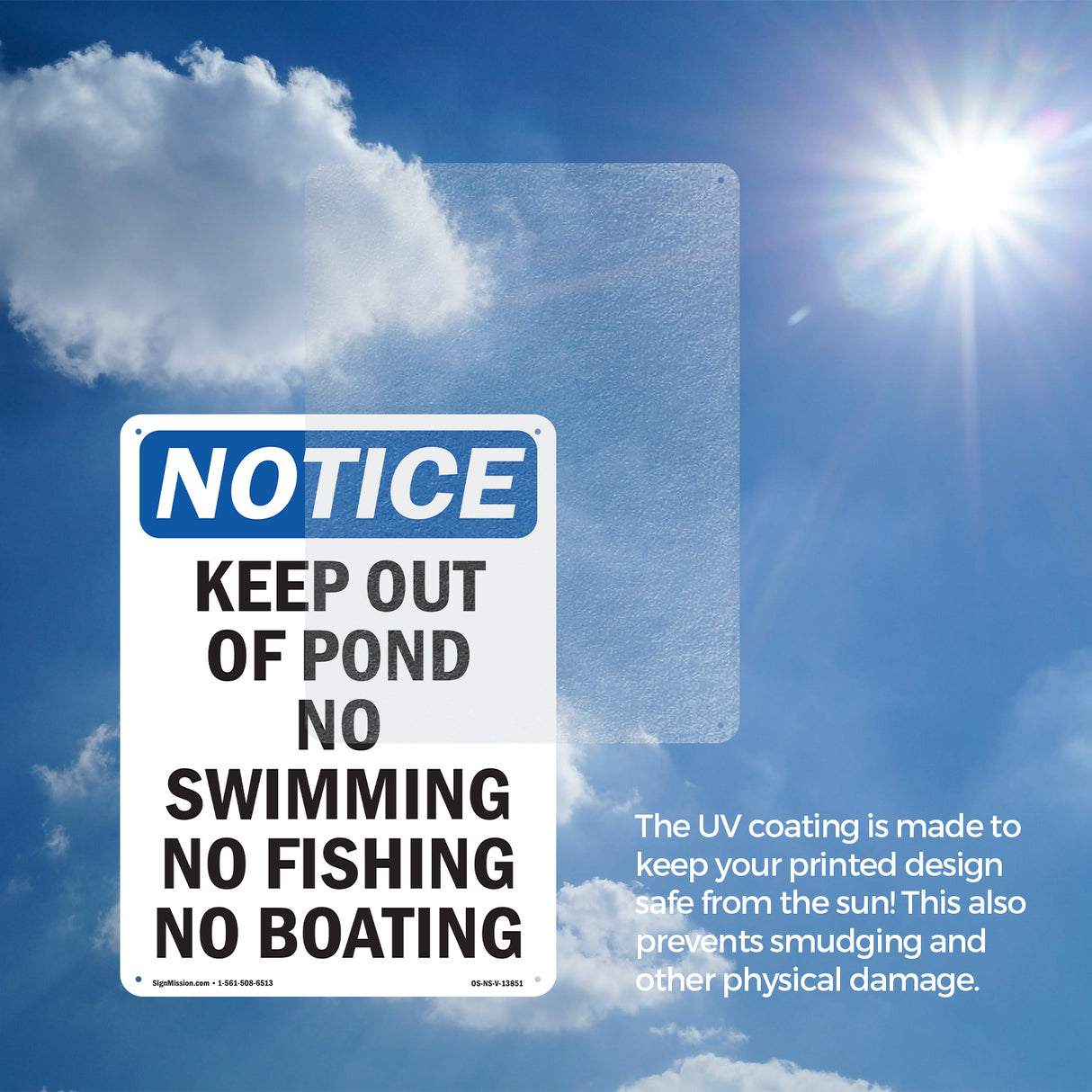 Keep Out Of Pond No Swimming No Fishing No Boating