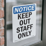 Keep Out Staff Only
