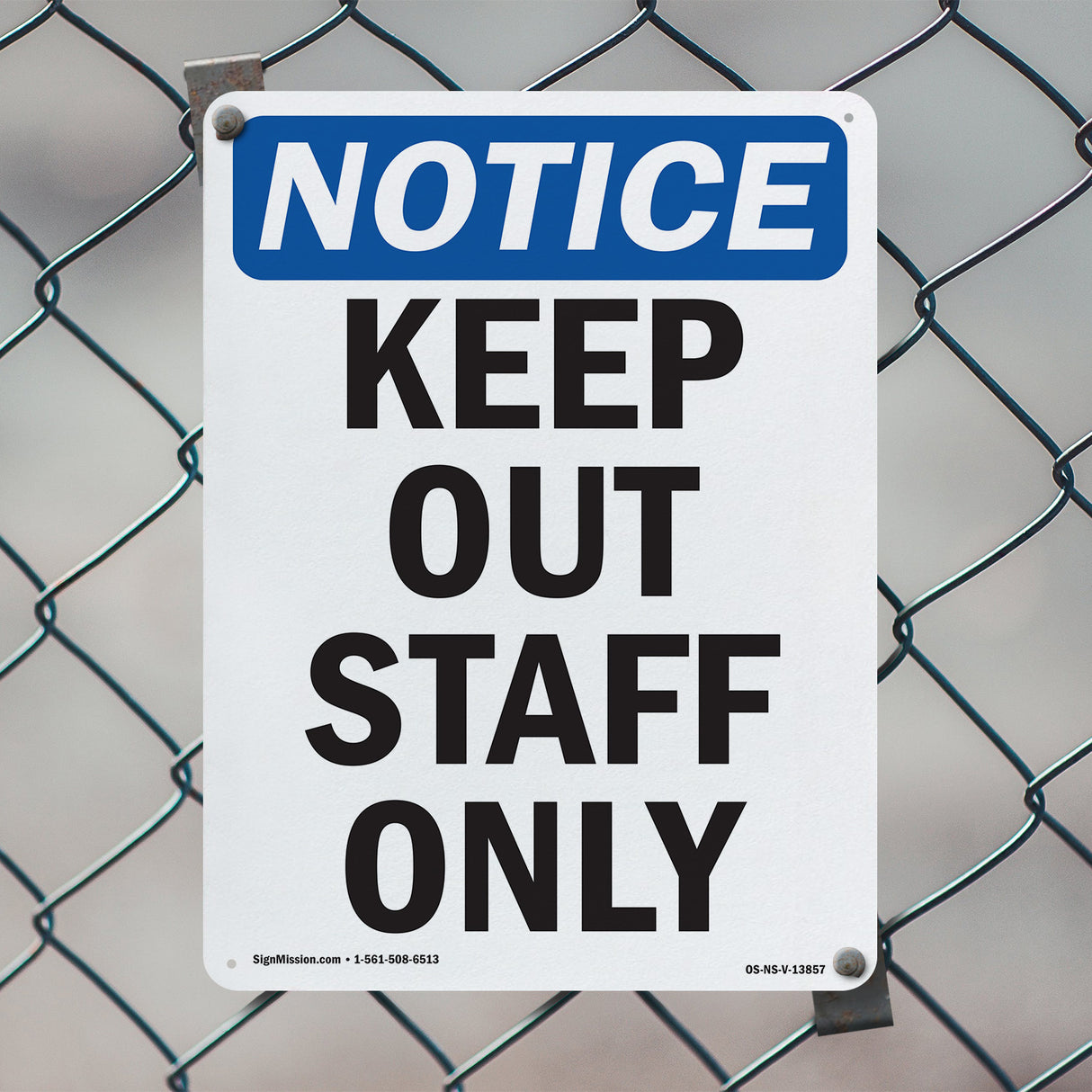 Keep Out Staff Only