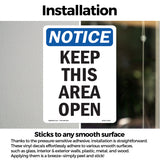 Keep This Area Open