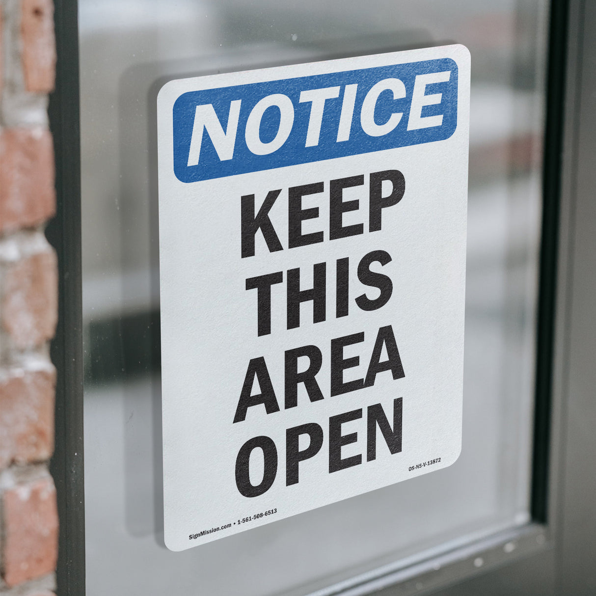 Keep This Area Open