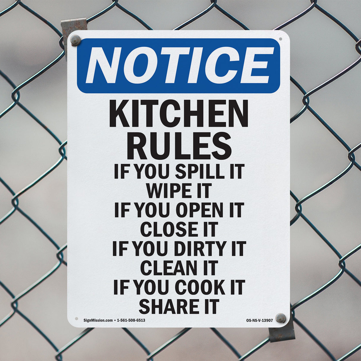 Kitchen Rules If You Spill It