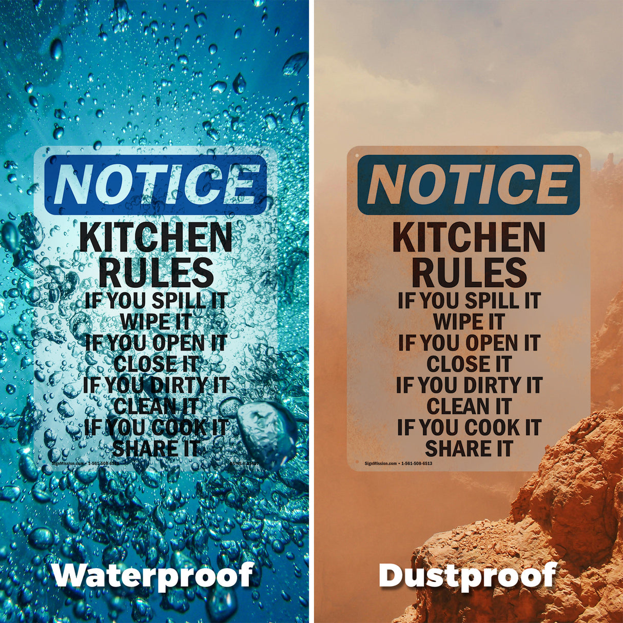 Kitchen Rules If You Spill It