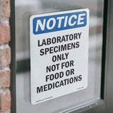 Laboratory Specimens Only Not For Food Or