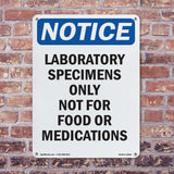 Laboratory Specimens Only Not For Food Or