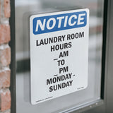 Laundry Room Hours ____ Am To ____ Pm Monday
