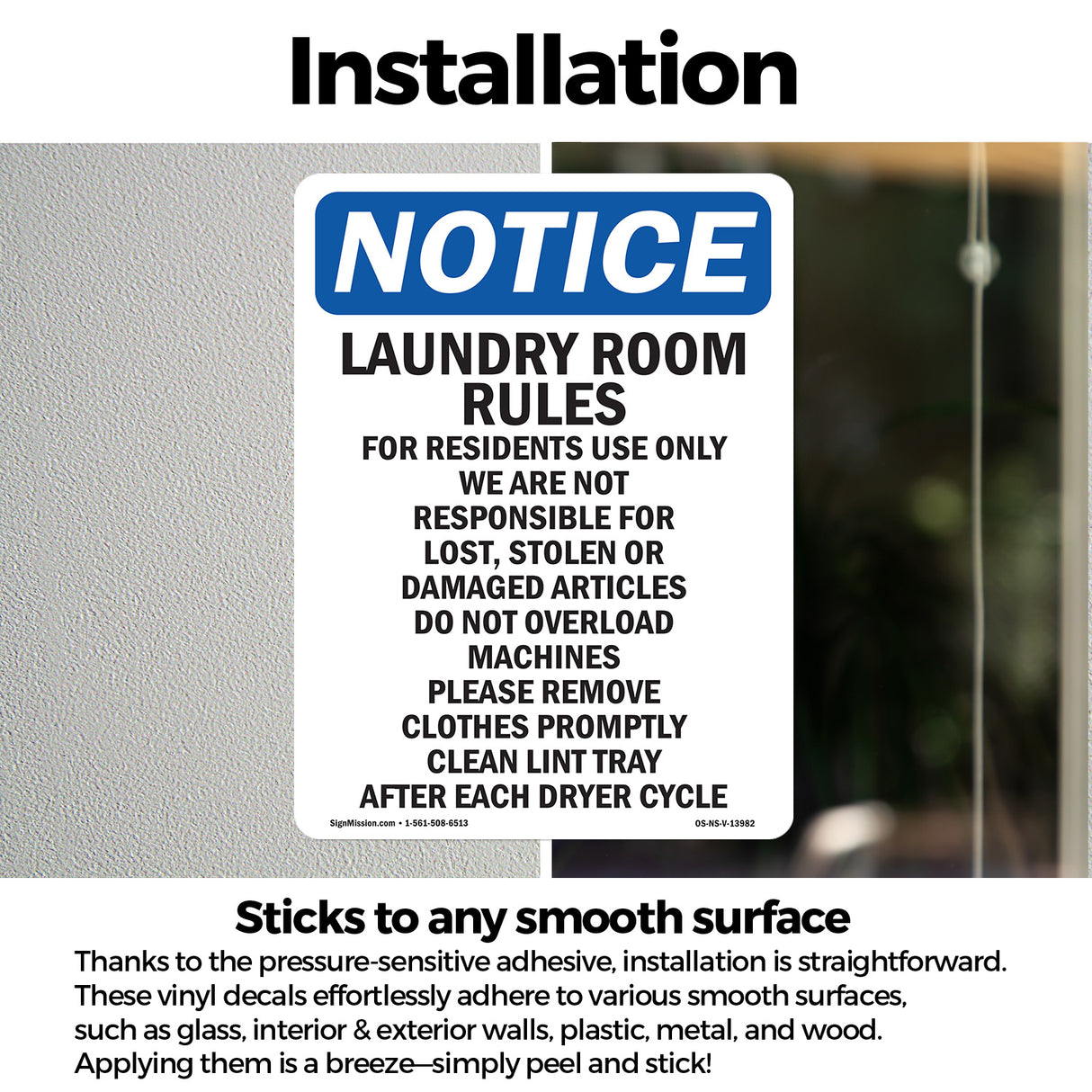 Laundry Room Rules For Residents
