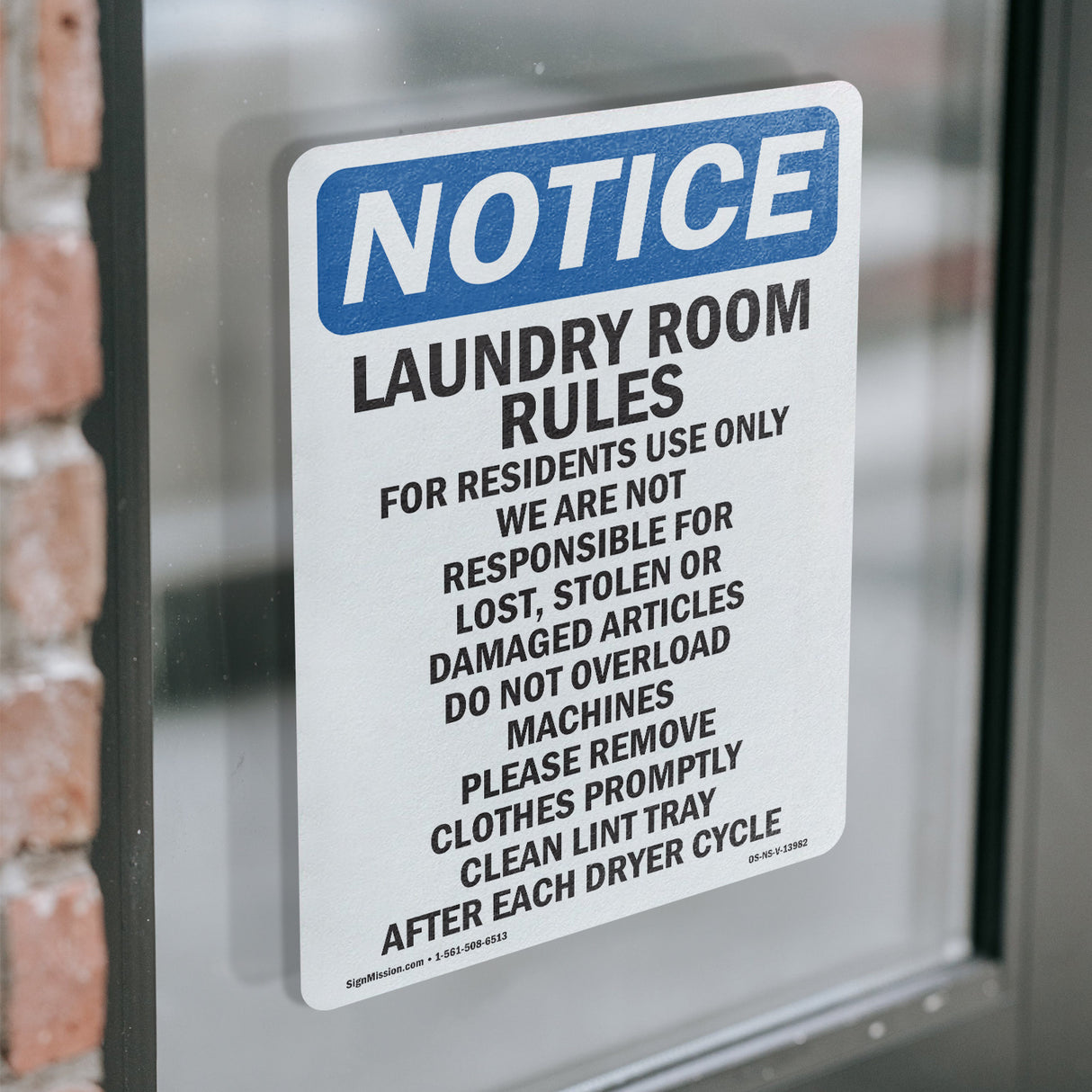 Laundry Room Rules For Residents