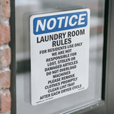 Laundry Room Rules For Residents
