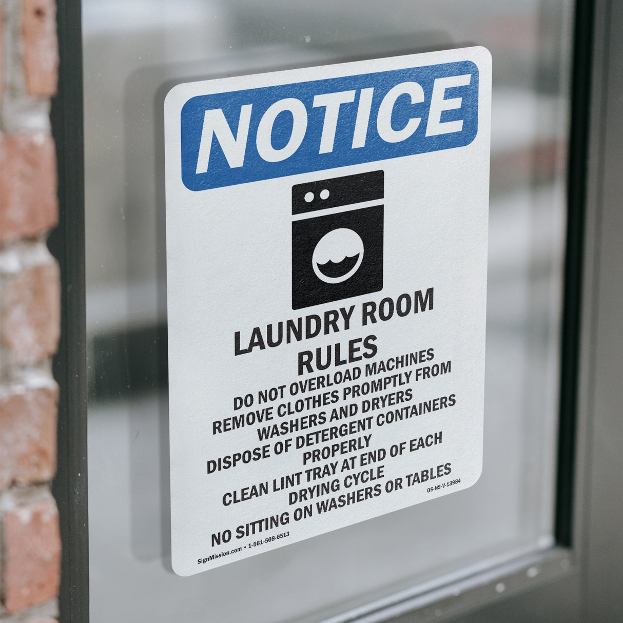 Laundry Room Rules Do Not Overload