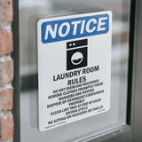 Laundry Room Rules Do Not Overload