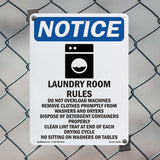 Laundry Room Rules Do Not Overload