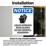 Liquid Nitrogen Wear Gloves