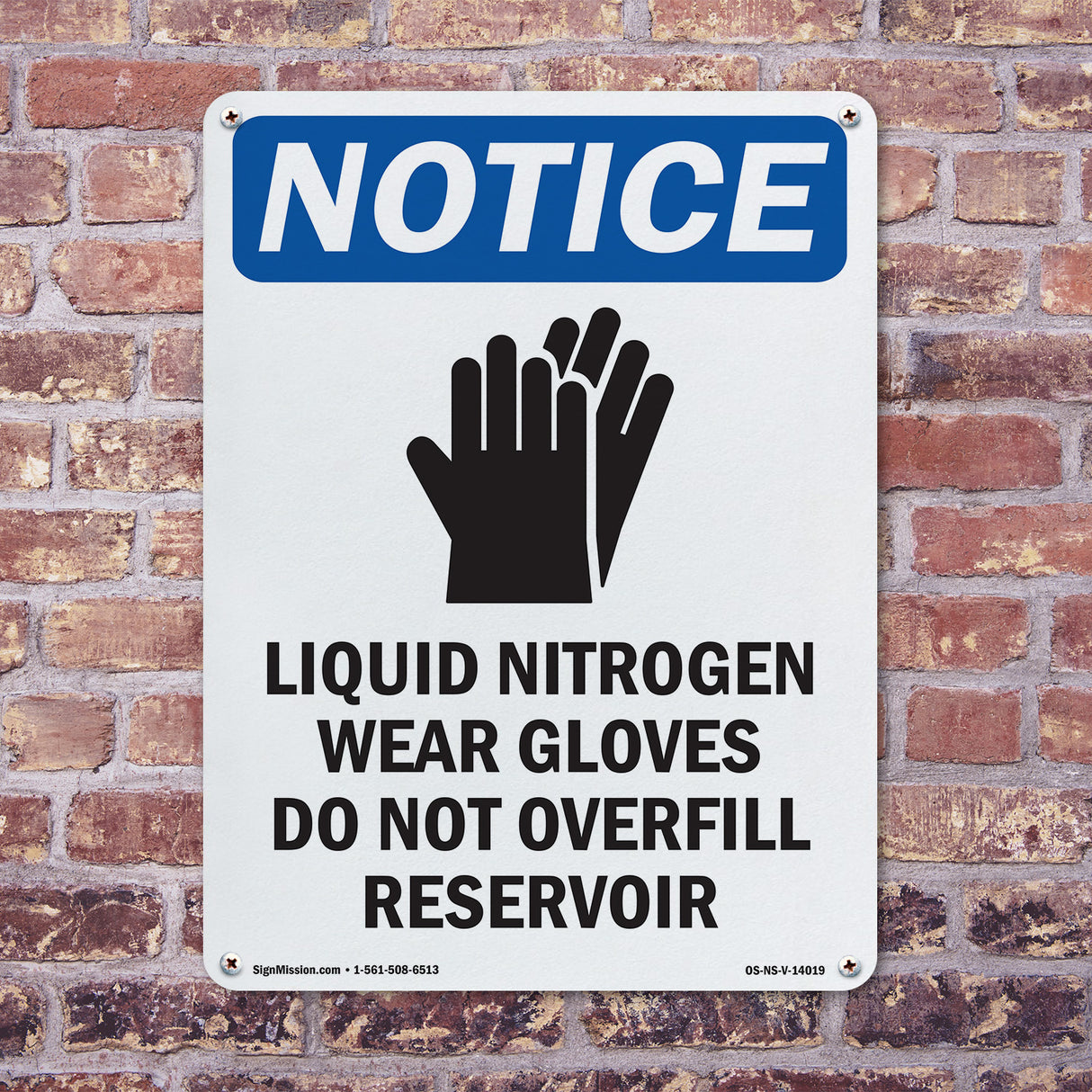 Liquid Nitrogen Wear Gloves