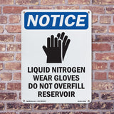 Liquid Nitrogen Wear Gloves