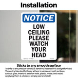 Low Ceiling Please Watch Your Head! Sign
