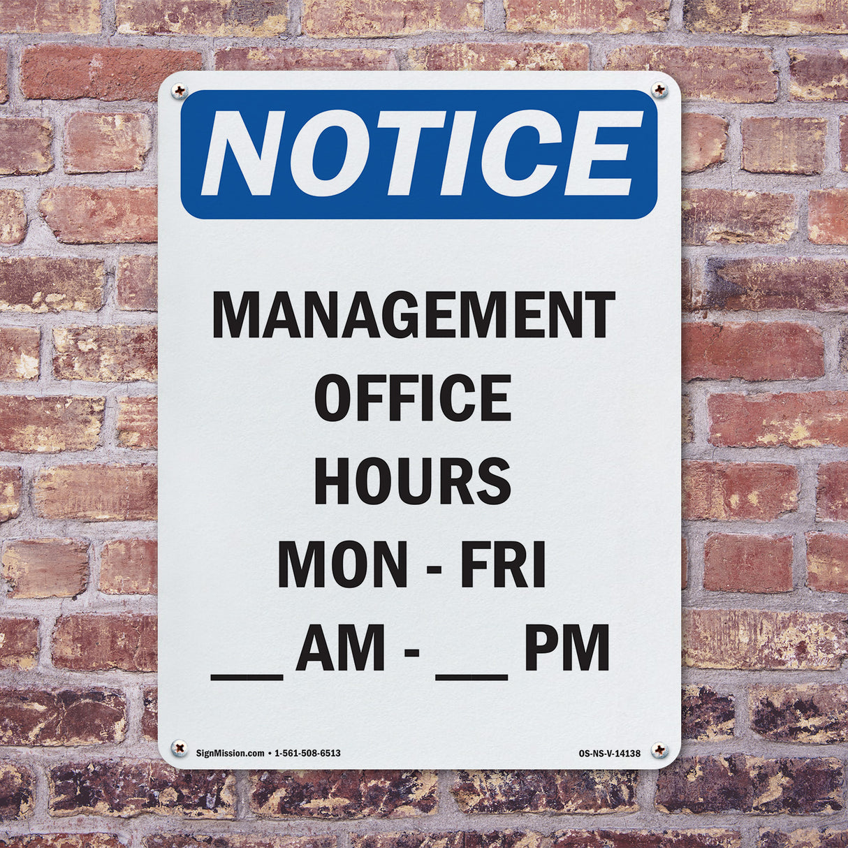 Management Office Hours Mon - Fri ____ Am