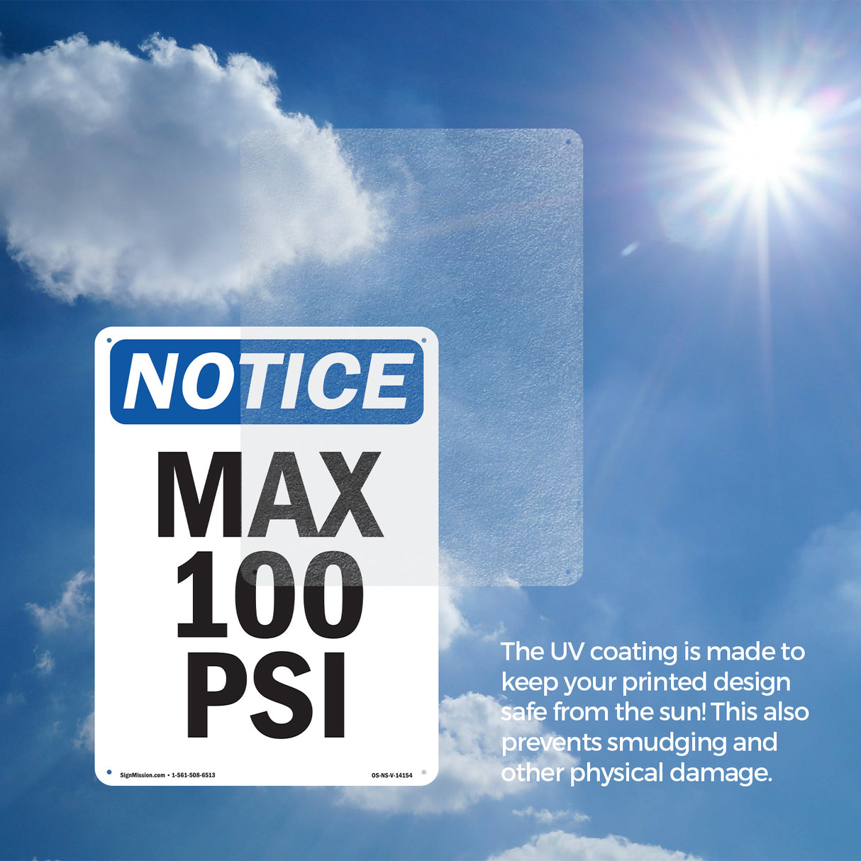 Max 100 PSI