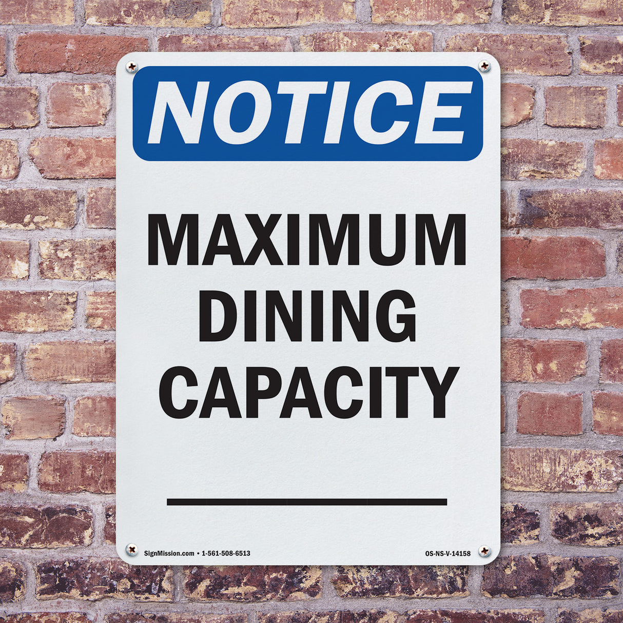 Maximum Dining Capacity ____