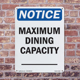 Maximum Dining Capacity ____