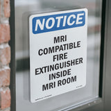Mri Compatible Fire Extinguisher Inside Mri Room