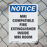 Mri Compatible Fire Extinguisher Inside Mri Room