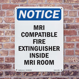 Mri Compatible Fire Extinguisher Inside Mri Room