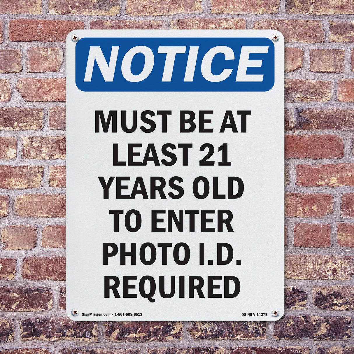 Must Be At Least 21 Years Old