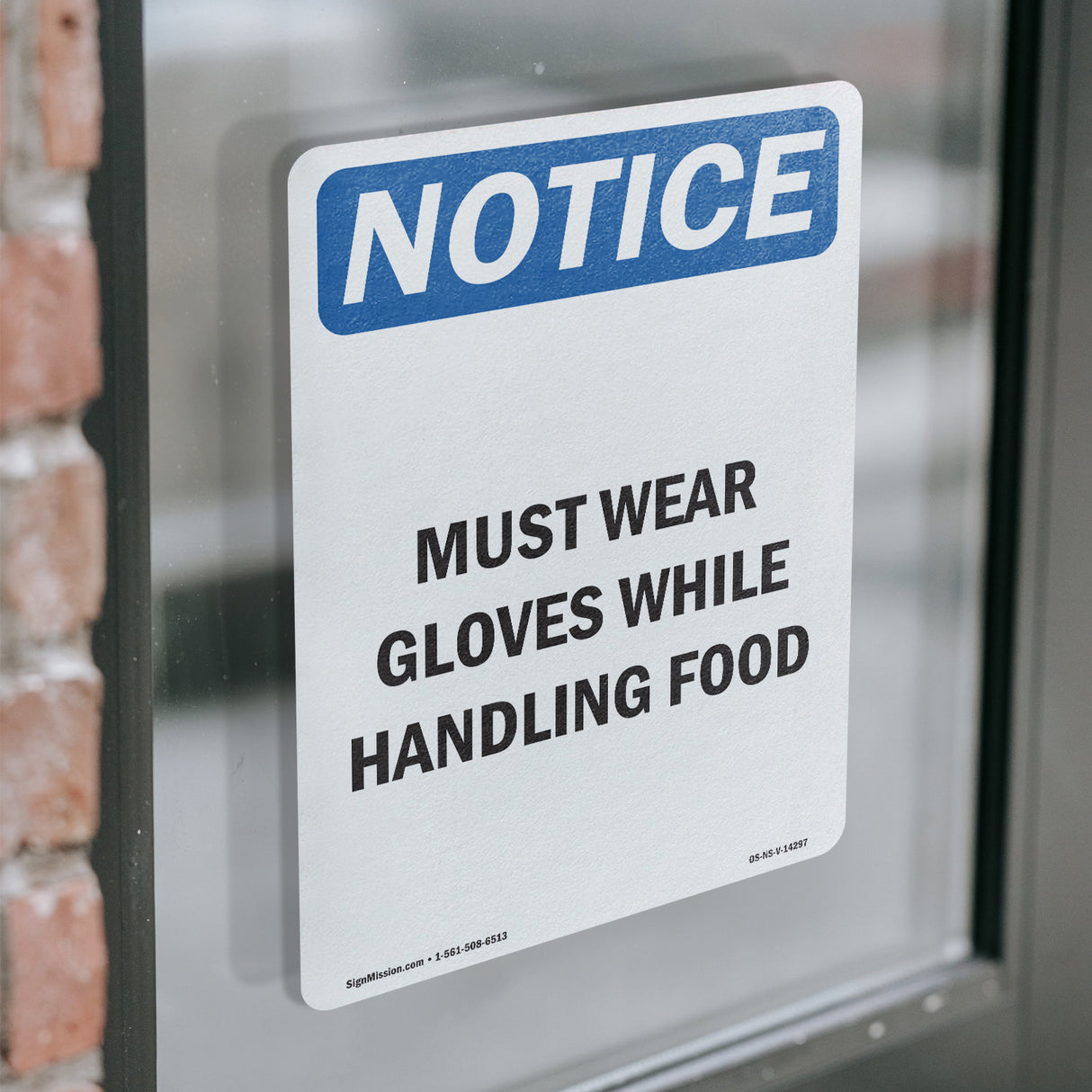 Must Wear Gloves While Handling Food